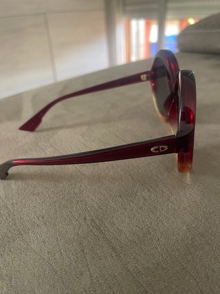 Gafas Christian Dior Marrón y Rojo