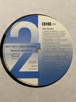 Vinilo LP Red Hot Chili Peppers - What Hits!?