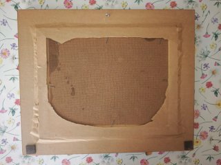 Cuadro Jaén con marco de madera
