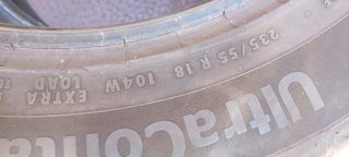 Neumáticos Continental 235/55 R18 104W XL pareja
