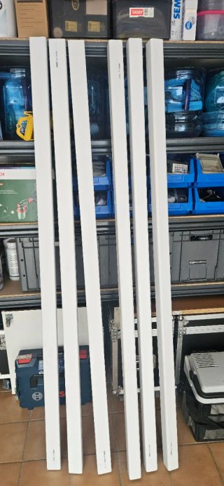 Lote canal cables/aire acondicionado + accesorios