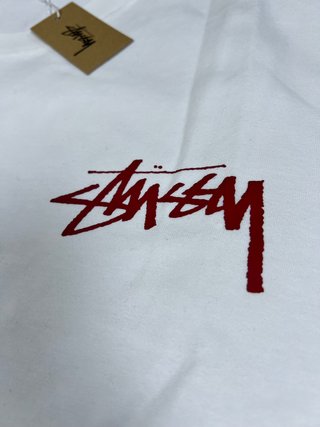 Camiseta Stüssy Blanca Talla S Nueva con Etiquetas