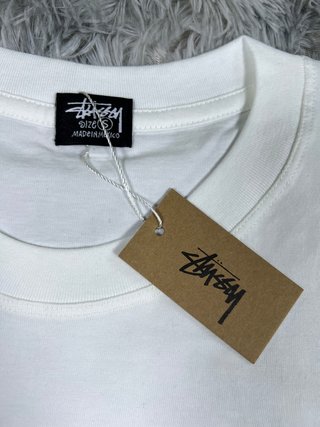 Camiseta Stüssy Blanca Talla S Nueva con Etiquetas