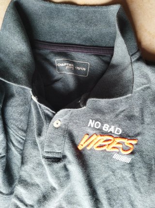 Polo ragazzo NO BAD VIBES