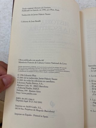Historia de la escritura de Mesopotamia hasta n...