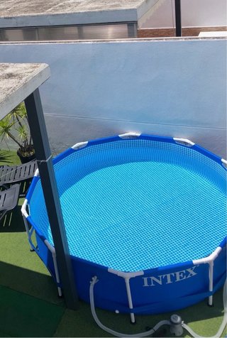 Piscina Intex Tubular Azul