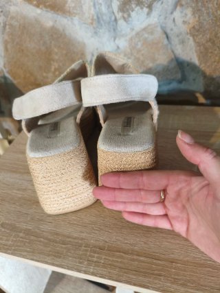 Cuñas esparto estampado