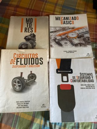 Libros 1° de electro mecánica de vehículos