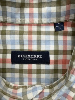 Burberry Polo Shirt Multicolor Checkered Old Money Retro Style 2000s 017
