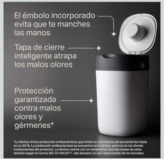Contenedor Pañales Tommee Tippee Twist & Click + 2