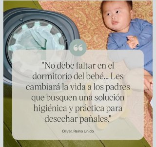 Contenedor Pañales Tommee Tippee Twist & Click + 2