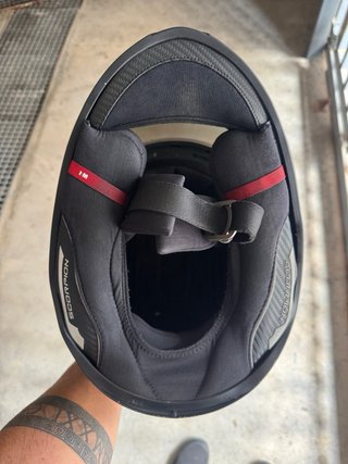 Casco Scorpion EXO R1 Carbon Mate Talla XL