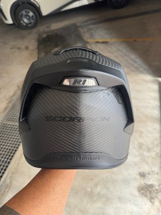 Casco Scorpion EXO R1 Carbon Mate Talla XL