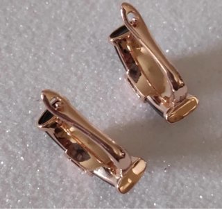 Orecchini oro e ceramica nera con diamanti