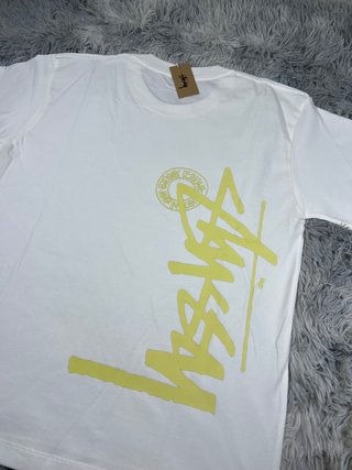 Camiseta Stüssy Yellow Talla S Nueva con etiquetas