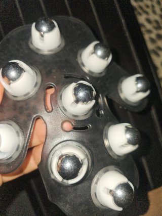 Massaggiatore manuale sfere acciaio
