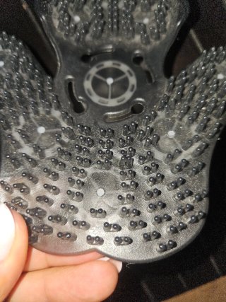 Massaggiatore manuale sfere acciaio