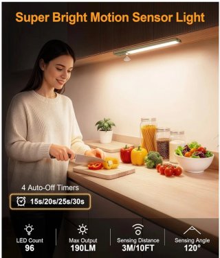 2 Luces LED Sensor Movimiento.