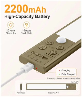 2 Luces LED Sensor Movimiento.