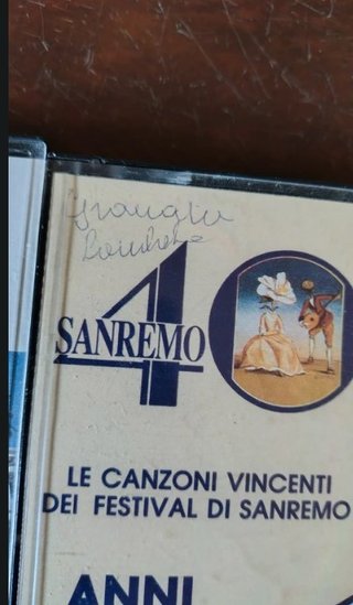 Lotto 3 Cassette Vintage Sanremo Italia