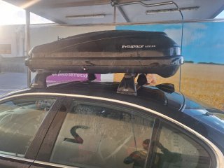 Cofre Baúl Techo Evospace 400DX Negro