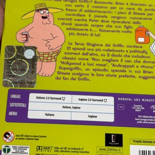 I Griffin Stagione 3 Completa DVD 3 Dischi