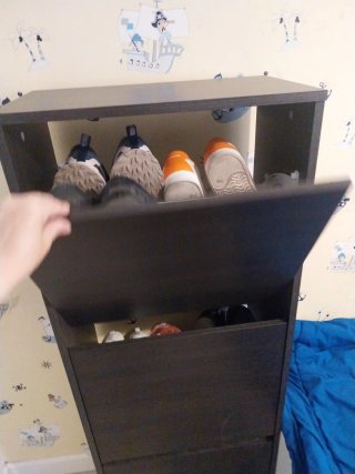 Zapatero Ikea Marrón