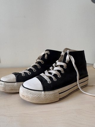 Zapatillas Converse plataforma negras
