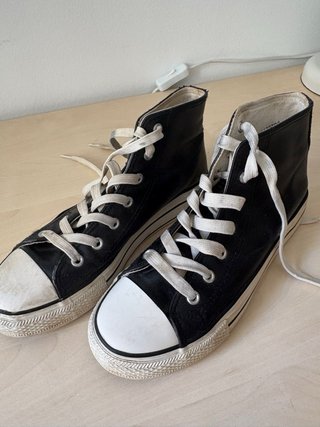 Zapatillas Converse plataforma negras