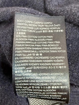 Maglione Tommy Hilfiger Uomo XL Cotone Cashmere