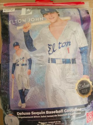 Disfraz Elton John deluxe M