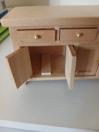 Armadietto casa bambole legno