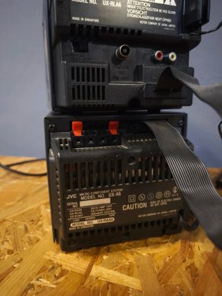 Equipo de música JVC UX-A6 pesado y funcional
