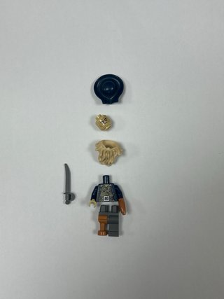 Minifigura Lego Davy Jones Piratas del Caribe