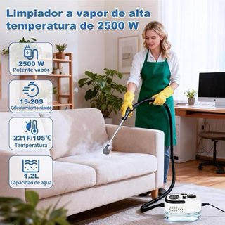 Limpiador Vapor Portátil 2500W 3.5Bar