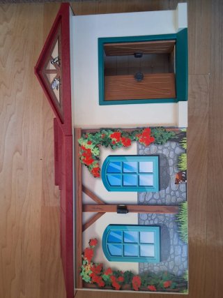 Casa de muñecas granja playmobile