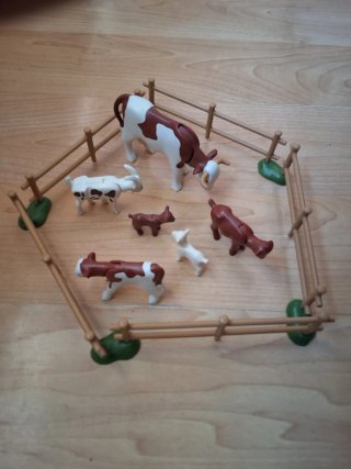 Casa de muñecas granja playmobile