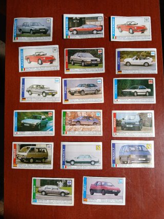 17 Cromos Coches 89 Motor 16