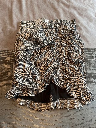 Falda estampada animal print