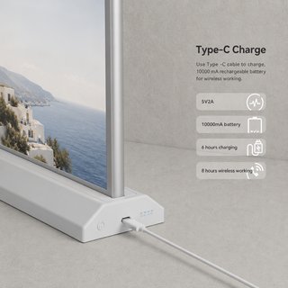 TRES Cajas de luz LED A4 con batería SIN IMPRESIÓN