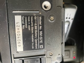 Videocámara Vintage Panasonic NV-S7E+ Kit Completo