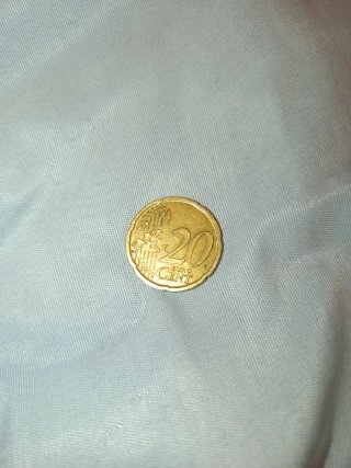 Moneda 0,20 céntimos 1999 12 estrellas