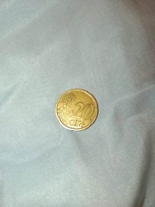 Moneda 0,20 céntimos 1999 12 estrellas