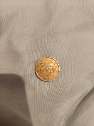 Moneda 0,20 céntimos 1999 12 estrellas
