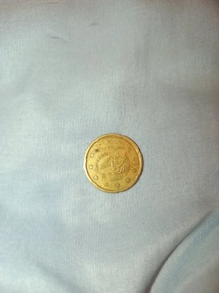 Moneda 0,20 céntimos 1999 12 estrellas