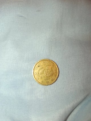 Moneda 0,20 céntimos 1999 12 estrellas