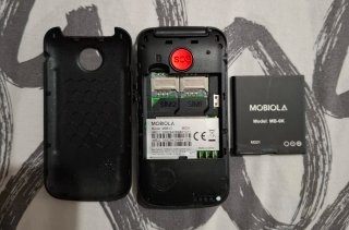 Teléfono Móvil Mobiola Negro