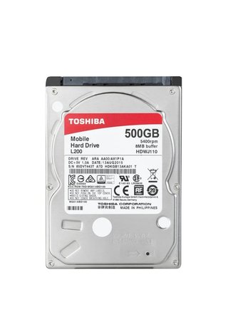 Disco Duro Toshiba L200 500GB 2.5 SATA 2