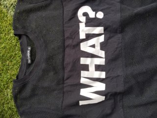 Maglia Terranova WHAT? nera taglia S