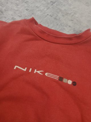 Felpa Nike Vintage Anni 90 Rossa